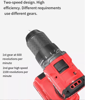Perceuse électrique à main sans balais à batterie au lithium KEN 20V outil électrique industriel avec double charge rapide 60N paquet complet