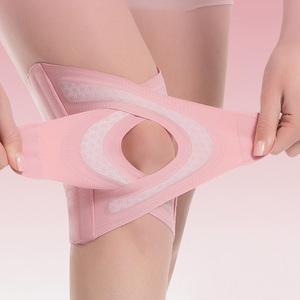 Phổ phụ nữ người đàn ông mềm có thể điều chỉnh thể thao nén đầu gối Brace hỗ trợ đầu gối dây đai - Product Image 2