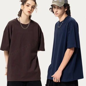 เสื้อยืดไซส์ใหญ่พิเศษสำหรับผู้ชายและผู้หญิงเสื้อยืด305แกรมน้ำหนักหนักเปล่าเป็น100% - Product Image 2