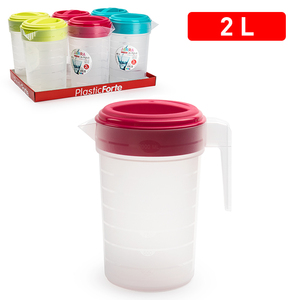 Caraffa per Acqua PlasticForte 2 L, Resistente e Riutilizzabile per la Conservazione Domestica - Product Image 1