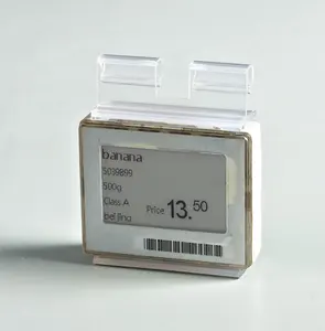 Rak PVC elektronik Digital, dudukan label label harga untuk rak plastik Supermarket