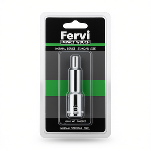 Clé à douille à chocs Fervi, série normale, taille standard, outil professionnel - Product Image 2