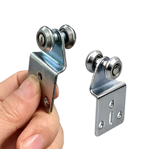 Polea deslizante de acero galvanizado/nylon de 1.5 mm - Poleas modernas para cocina exterior, baño, gimnasio, lona de camión, puerta de madera - Duraderas - Product Image 2