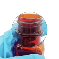 En stock 2oz 6oz 16oz Prêt à expédier Bouteille de liquide contre la toux Bouteille en plastique ambrée avec couvercle résistant aux enfants