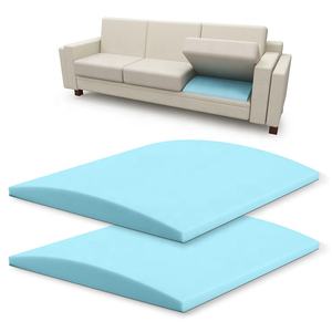 Support de <span class=keywords><strong>coussin</strong></span> de <span class=keywords><strong>canapé</strong></span> pour siège affaissé 20x20 pouces, insert en mousse incurvée grise pour <span class=keywords><strong>canapé</strong></span> sectionnel. - Product Image 1