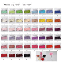 Fleur de savon à cinq couches, tête de rose artificielle, base de savon, emballage cadeau, matériel de décoration florale, fleur de savon colorée par pulvérisation, décoration florale aquatique