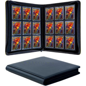 สมุดสะสมการ์ดกีฬาแบบ 9 ช่อง 9 ช่องใส่การ์ด ปกหนัง PU แบบหน้าตายตัว พร้อมที่ใส่การ์ดแบบ Top Loader สำหรับ TCG และการ์ดอื่นๆ - Product Image 1