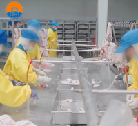 Table de lavage double face pour le nettoyage des tripes de porcs, bovins et ovins – Équipement de traitement des tripes pour abattoirs