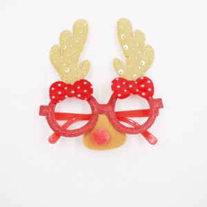 Gafas de Navidad con Luces <span class=keywords><strong>Holan</strong></span> para Niños, Plástico Resistente y Fieltro Hecho a Mano, Regalo Navideño para Fiestas - Product Image 2