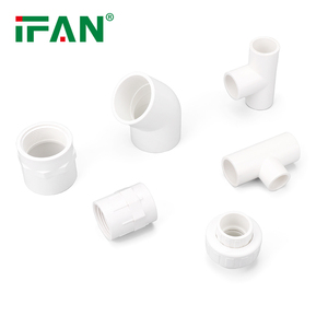 IFAN màu tùy chỉnh khuỷu tay <span class=keywords><strong>TEE</strong></span> đường kính bằng uPVC cung cấp nước sch40 ống nước uPVC phụ kiện đường ống - Product Image 4