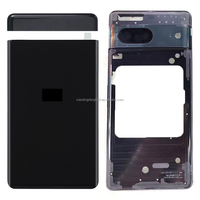 Coque intermédiaire Pixel 7, couvercle supérieur en verre, panneau inférieur, cadre de boîtier, design de barrette, couvercle arrière de batterie Pixel 7 pour Google