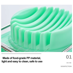 Cortador de Huevos Ecológico de Plástico y Acero Inoxidable al por Mayor, el <span class=keywords><strong>Mejor</strong></span> Gadget de Cocina, Tipo Batidor de Huevos, Herramienta para Cortar Huevos - Product Image 3