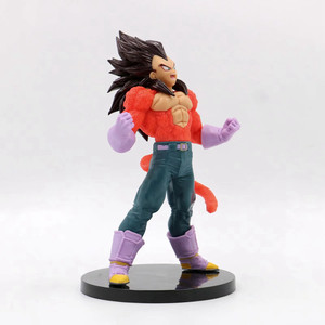Nouveau Design vente en gros, produit OEM, jouets de personnage en PVC, modèle d'action Goku vs végéta <span class=keywords><strong>Super</strong></span> <span class=keywords><strong>Saiyan</strong></span> 4 DBZ, boîte de couleur Anime - Product Image 2