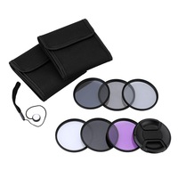 Andoer Kit de filtre de photographie UV + CPL + FLD + ND 67mm Filtre fluorescent à densité neutre à polarisation circulaire ultraviolette pour reflex numériques