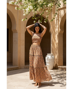 Haut court élégant pour femme à col carré, coupe ajustée, en tissu côtelé doux, chemisier tendance décontracté, vente en gros - Product Image 4