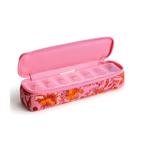 Boîte à pilules de 7 jours avec étui à pilules en toile à fermeture éclair portable Organisateur de médicaments pour pilules, vitamines, huiles de poisson - Product Image 5