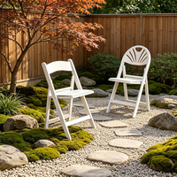 Chaise pliante de haute qualité en gros, chaise pliante portable pour mariages, construction renforcée polyvalente, forte capacité de charge