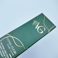 Boîte d'emballage cosmétique personnalisée certifiée FSC en carton 350 g/m² avec logo en feuille d'or et pelliculage mat