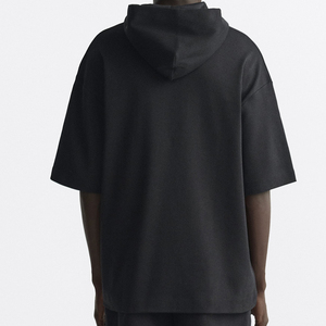 <span class=keywords><strong>Felpa</strong></span> con cappuccio Unisex <span class=keywords><strong>felpa</strong></span> con cappuccio manica corta da <span class=keywords><strong>uomo</strong></span> pesante cotone semplice <span class=keywords><strong>felpa</strong></span> con cappuccio - Product Image 2