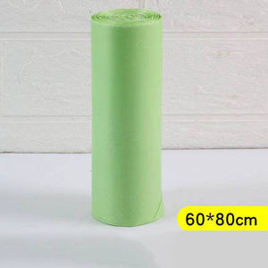 Sac poubelle mini pour voiture, compostable vert, sans plastique, transparent, anti-déchirure, taille personnalisée, avec soufflet de fond - Product Image 5