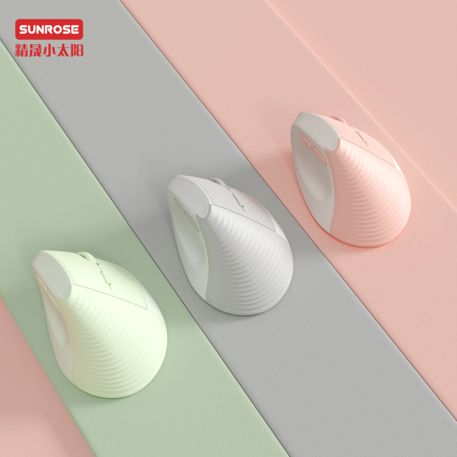 Factory Customizes ME101 Dual-mode Vertical Ergonomic Standing Mouse Business Gaming 7 Buttons Wireless Charging for Laptop Use