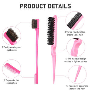 Commercio all'ingrosso della fabbrica 12 pz/set pettine per capelli Set di spazzole per capelli - Product Image 3