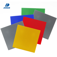 Jouet éducatif, 25,5x25,5, grandes plaques de base pour blocs de construction - Blocs compatibles en vrac, pièces de blocs de construction, 36 pièces/PDQ