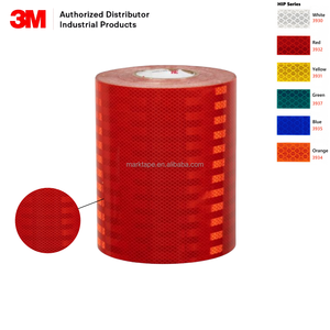 Pellicola Riflettente 3M 3932, Fogli Fustellati per Segnaletica, Rotolo di Pellicola Riflettente Personalizzata, Nastri Riflettenti Rossi, Materiale Riflettente per Segnaletica, Pellicola Vinilica - Product Image 2