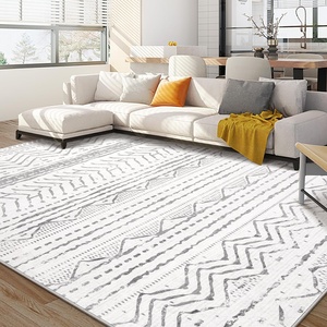 Alfombra <span class=keywords><strong>de</strong></span> área, alfombras lavables, alfombra Bohemia <span class=keywords><strong>para</strong></span> sala <span class=keywords><strong>de</strong></span> estar, antideslizante, ultrasuave, con estampado geométrico, alfombra <span class=keywords><strong>de</strong></span> pila baja <span class=keywords><strong>para</strong></span> comedor y dormitorio - Product Image 2