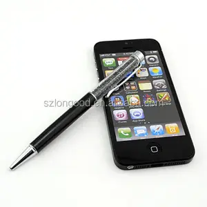 קריסטל 2in1 בלינג Smartphone מגע Stylus עט כדורי עבור iPhone 6 6S/בתוספת