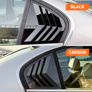 Achterruit louvers sticker voor <span class=keywords><strong>3</strong></span>-serie E46 4-deurs 1998-2005, ABS materiaal, sportieve stijl, exterieur tuning kit, groothandel - Product Image 3