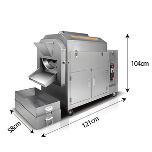 เครื่องคั่วข้าวโพดขายส่งจากโรงงาน เครื่องคั่วถั่วพิสตาชิโอ ถั่วลิสง เครื่องคั่วถั่วไฟฟ้า - Product Image 6