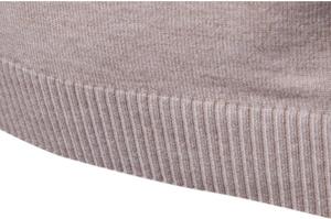 Nouveau Pull Tricoté Homme Printemps-Automne Col Montant Manches Longues Couleur Unie Coupe Slim Décontracté - Product Image 5