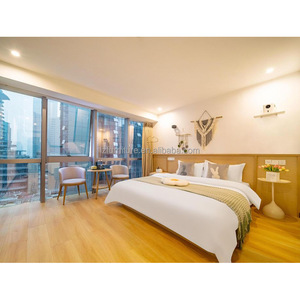 Competitively Priced 3 Star Hotel Bedroom Furniture Set <b>Queen</b> <b>Size</b> Solid Wood <b>Bed</b> <b>Frame</b> & Mattress with Headboard & Nightstands - Product Image 5