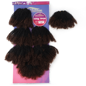Cheveux synthétiques résistants à <span class=keywords><strong>la</strong></span> chaleur mélangés à des cheveux humains de haute qualité Orientfashion pour femmes - Product Image 2