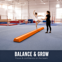 Barre d'équilibre de gymnastique pour l'entraînement des enfants, barre de pratique au sol pour le développement de l'équilibre et de la coordination, vente en gros