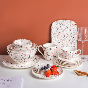 Veweet — bols en céramique imprimés, porcelaine de riz, soupe et service pour nouilles, série <span class=keywords><strong>passion</strong></span> - Product Image 1