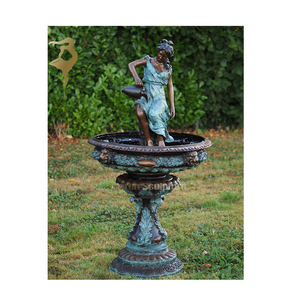 Bán Buôn Bronze <span class=keywords><strong>Lion</strong></span> <span class=keywords><strong>Head</strong></span> Nước Tường Vườn Điêu Khắc Lady Tượng Đài Phun Nước - Product Image 5