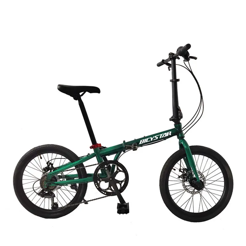 Bicicleta Plegable ligera con 7 velocidades, mini bicicleta plegable de aluminio, 14, 16 y 20 pulgadas, freno de disco