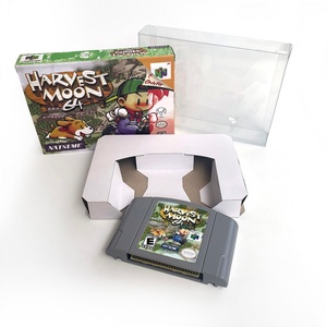 Harvest Moon 64 Box Thick Cardboard with Tray <b>Game</b> Cartridge Replacement Box for N64 - Product Image 1