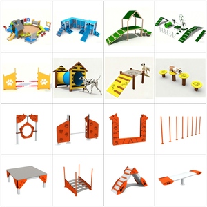 Tunnel de jeu d'agilité pour chien avec planche en PE pour l'entraînement des animaux de compagnie en plein air, cour, jardin, parc pour chiens, équipement d'agilité, parcours d'obstacles - Product Image 3