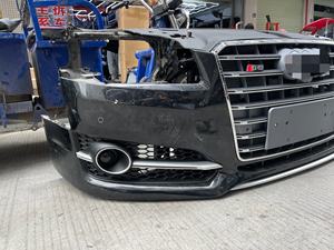 2014-2017 Nouvelle <span class=keywords><strong>Audi</strong></span> A8 <span class=keywords><strong>S8</strong></span> Pare-chocs arrière Pneus de toit en alliage d'aluminium plastique Pare-chocs avant Boulonné Mise à niveau avec garantie de 6 mois - Product Image 4