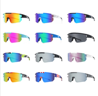 Lunettes d'équitation moto vélo rentable extérieur Pit Viper conduite course à pied UV400 coupe-vent PC Sport lunettes de soleil