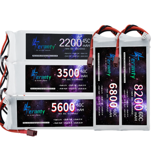 Batería RC de 7.4V 2s 1800mAh 2700mAh 3300mAh 4600mAh 5600mAh 6500mAh 7800mAh 8800mAh 9800mAh para Helicópteros, Aviones y Juguetes - Product Image 1