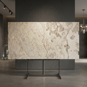 Revêtement mural souple en pierre d'ardoise blanche d'automne, finition naturelle légère pour décoration intérieure et extérieure - Product Image 1
