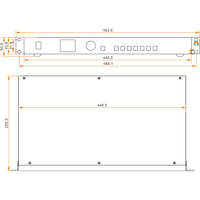 Оригинальный видеопроцессор Novastar V760 2-в-1 для LED-экранов, контроллер для торговых центров и выставок