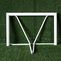 But de football miniature autoportant en aluminium Vance Sports Outdoor, but de football portable pour l'entraînement sportif
