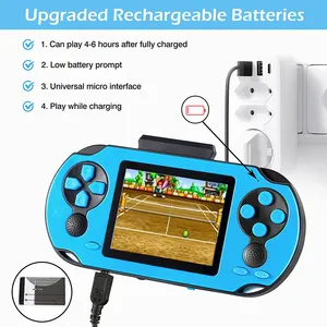 PVE Mini Handheld Game Console 3.0 Inch Screen Retro Style Portable Pocket Kids Gift