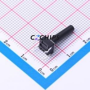 TSD001B17026A Tactile Switch Through hole Component (THT)-4P,6x6mm Switch Round Button 2.6N Through Hole 6mm - Product Image 2