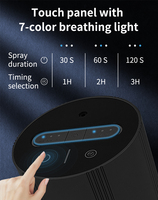 Diffuseur de parfum portable rechargeable par USB en métal et plastique avec une capacité de 51 à 100 ml pour les voitures et les hôtels - Parfum sans eau longue durée